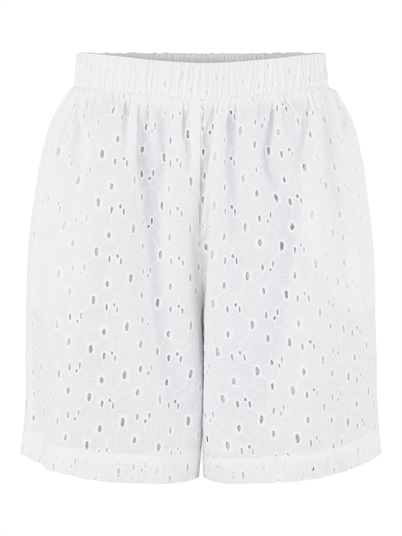 Pieces Pcvibse Shorts Bright White 